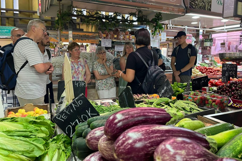 Valence : Cours de cuisine de paella, tapas, sangria et visite du marché de Ruzafa
