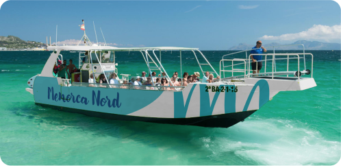 Excursión en Barco desde Fornells (Menorca)