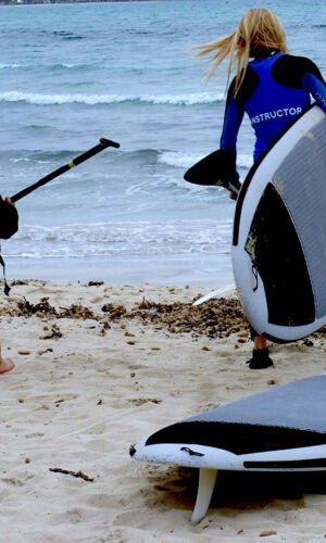 Mallorca: Clase de Stand-up Paddleboard de 1 hora
