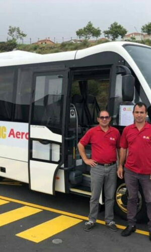 Ponta Delgada: Traslado de ônibus de/para o aeroporto e centro da cidade