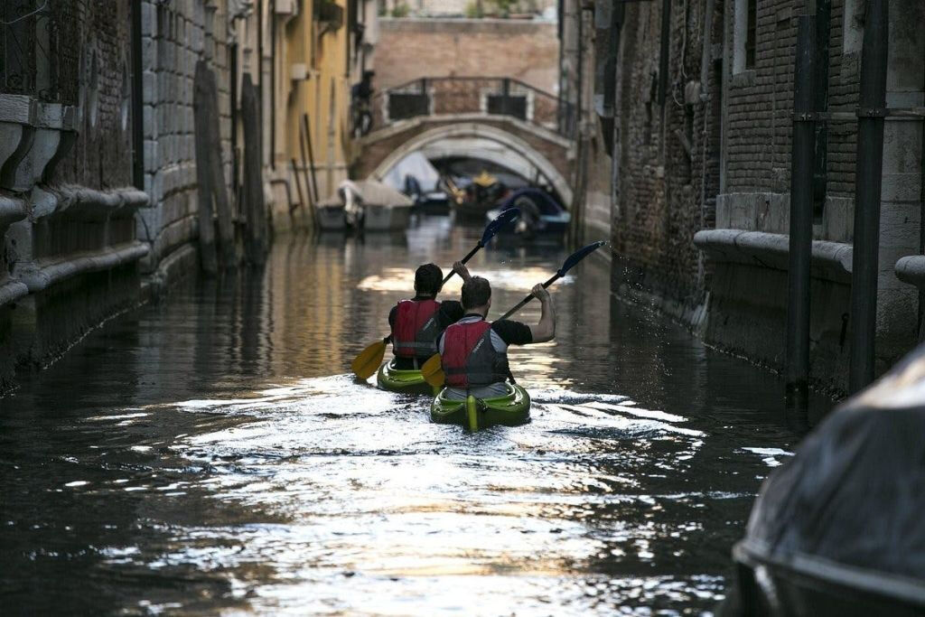 Veneza: Passeio guiado de caiaque ao pôr do sol
