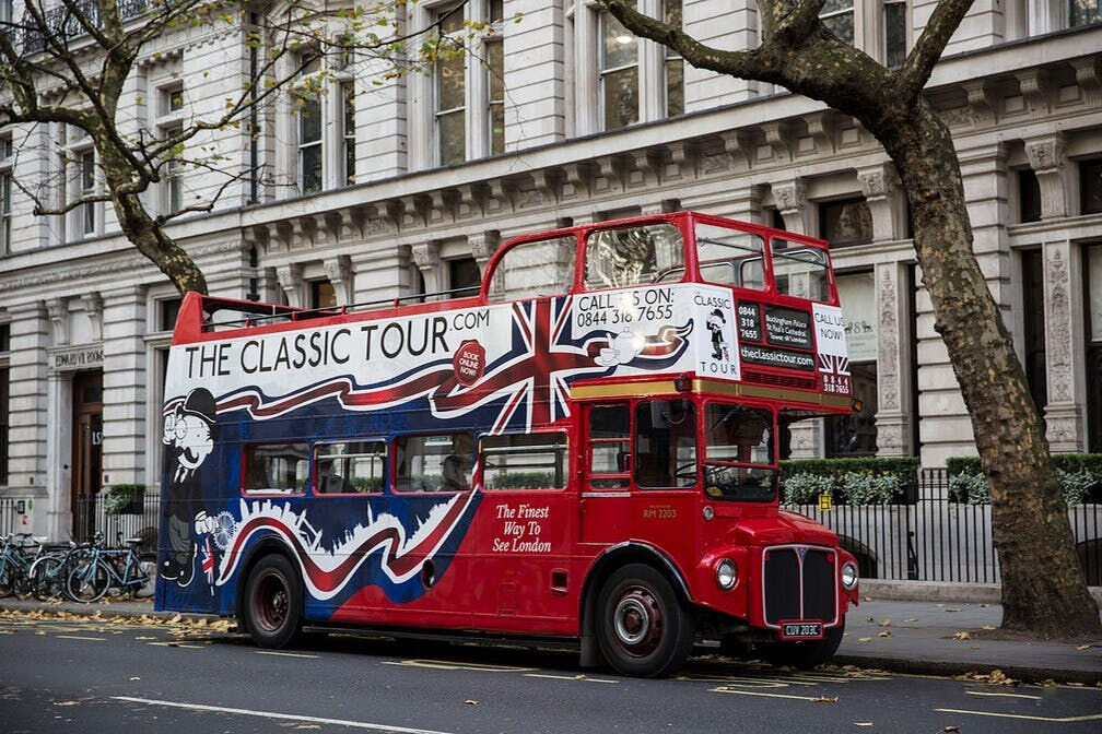 Londres : Visite guidée de la ville + spectacle comique