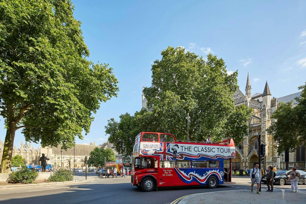 Londres : Visite guidée de la ville + spectacle comique
