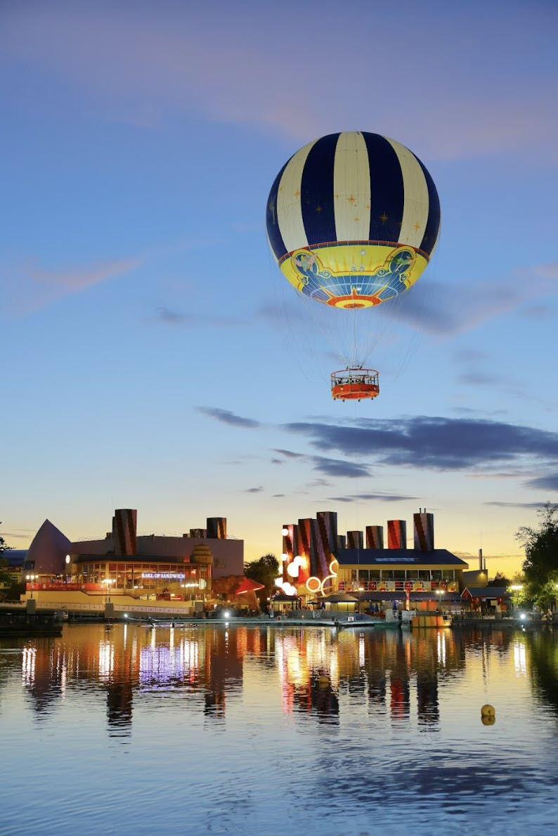 Voo de balão PanoraMagique + Reserva de Safári Lumigny