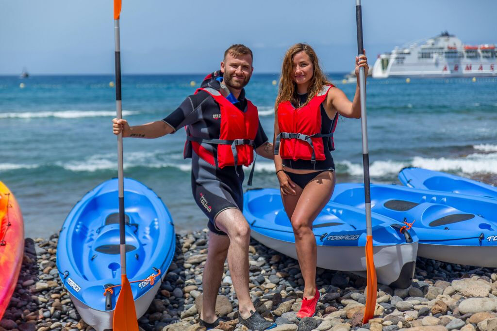 Los Cristianos: Guided Kayak Tour