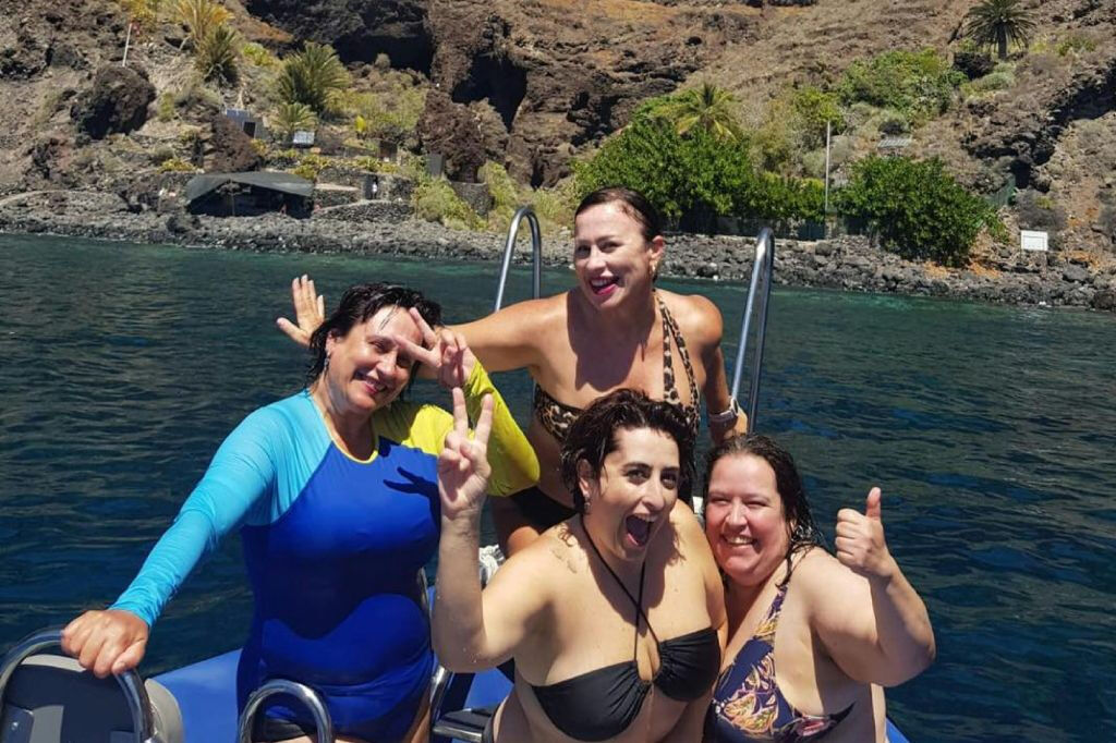 Punta De Teno: Passeio de barco de Los Gigantes + mergulho com snorkel + bebidas