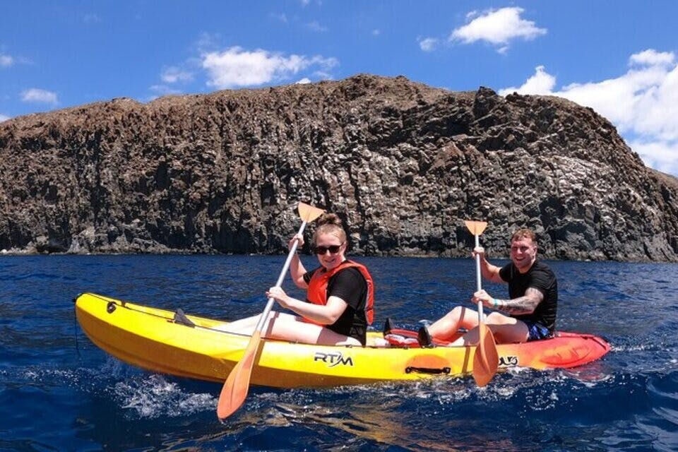 Tenerife: Excursión guiada de Kayak y Snorkel