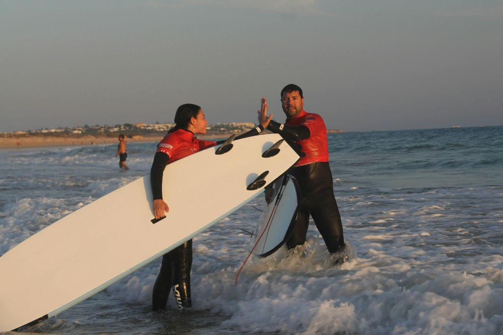 Prima esperienza di surf