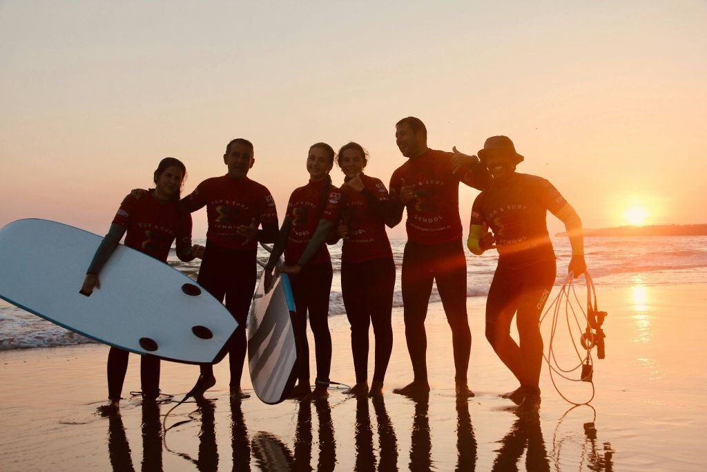 Prima esperienza di surf