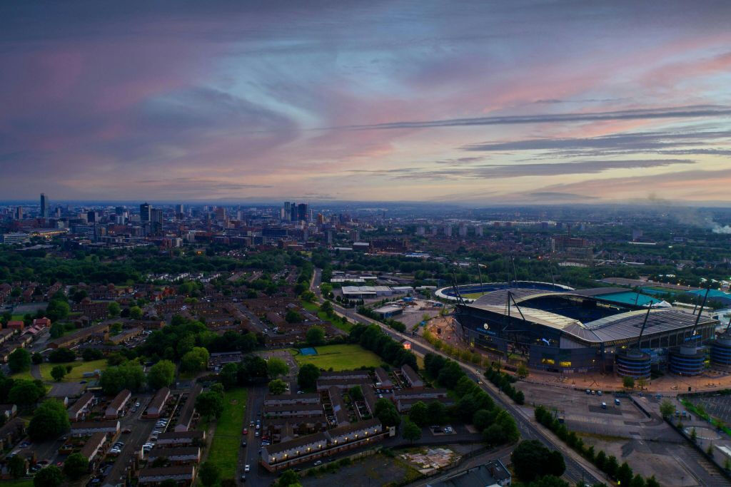 Estádio Etihad: Jogo de futebol do Manchester City FC