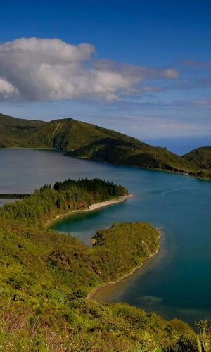 Lagoa do Fogo e fontes termais: Viagem de um dia a partir de Ponta Delgada