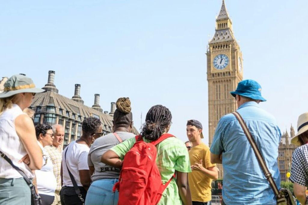Londres : Visite à pied de Westminster + entrée au musée de Wimbledon et au club de tennis sur gazon