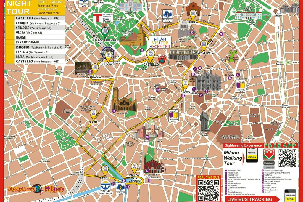 Milano: Tour notturno in autobus scoperto + guida audio