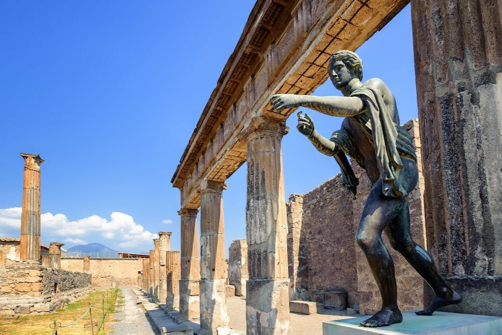 Roma: Escursione di un giorno a Pompei e al Vesuvio con pranzo