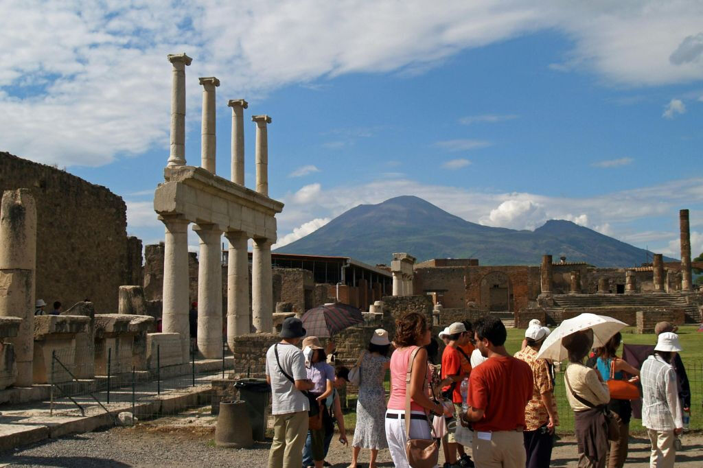 Roma: Escursione di un giorno a Pompei e al Vesuvio con pranzo