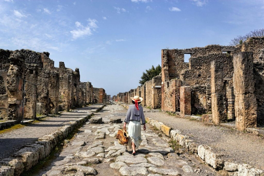 Roma: Escursione di un giorno a Pompei e al Vesuvio con pranzo