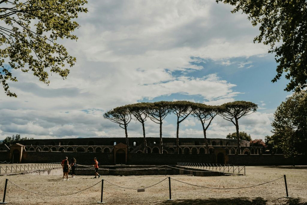 Pompei: Tour guidato + Viaggio di andata e ritorno da Roma con treno ad alta velocità