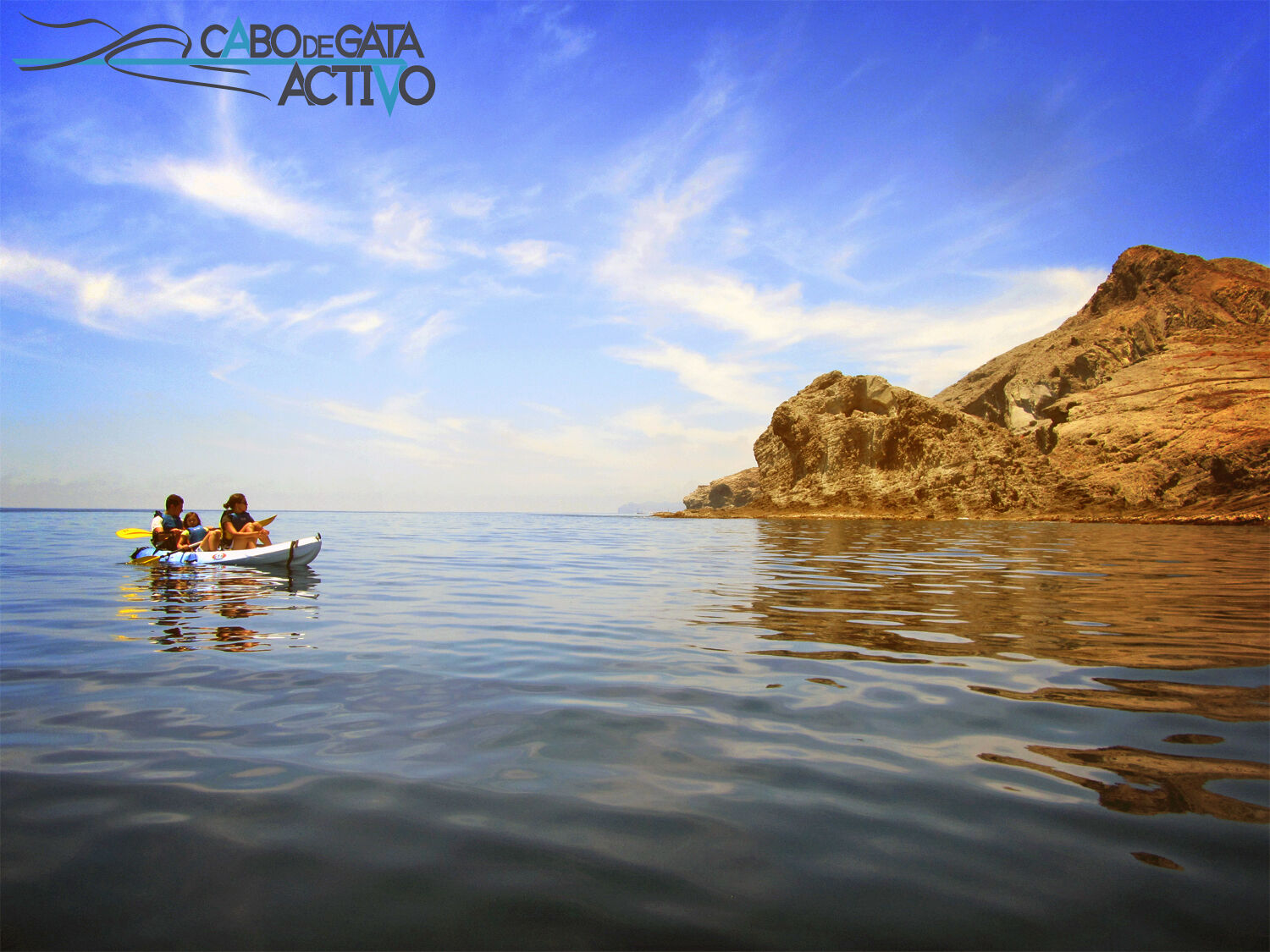 Rutas guiadas en kayak en Cabo de Gata