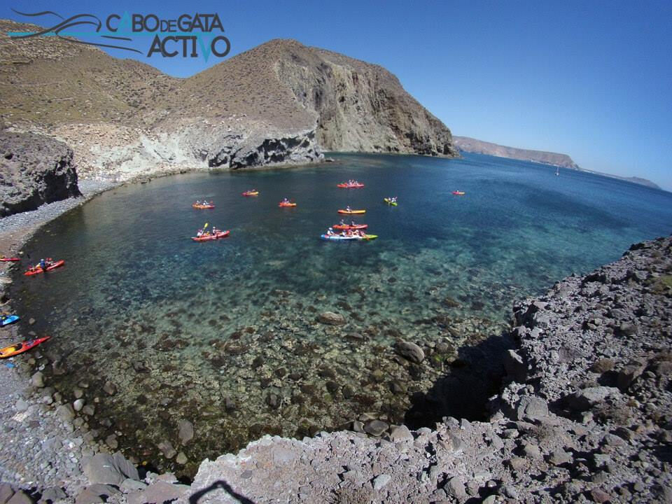 Rutas guiadas en kayak en Cabo de Gata