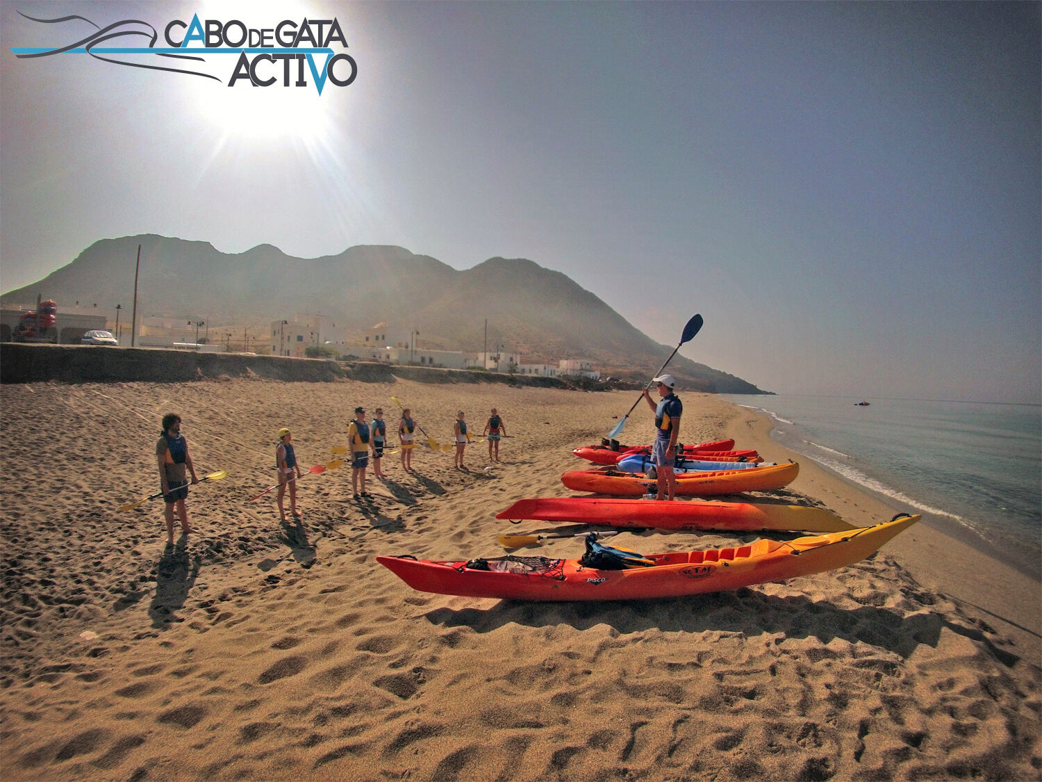 Rutas guiadas en kayak en Cabo de Gata