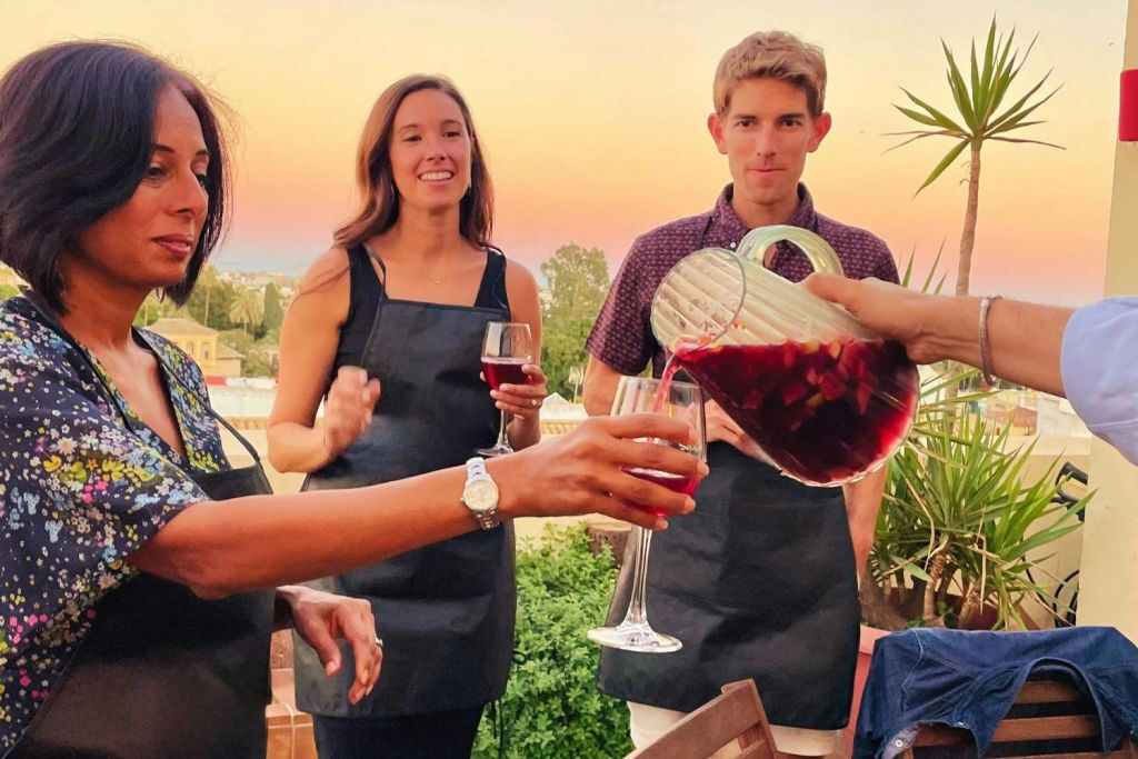 Sevilla: Clase de cocina con paella y visita panorámica a los tejados más destacados