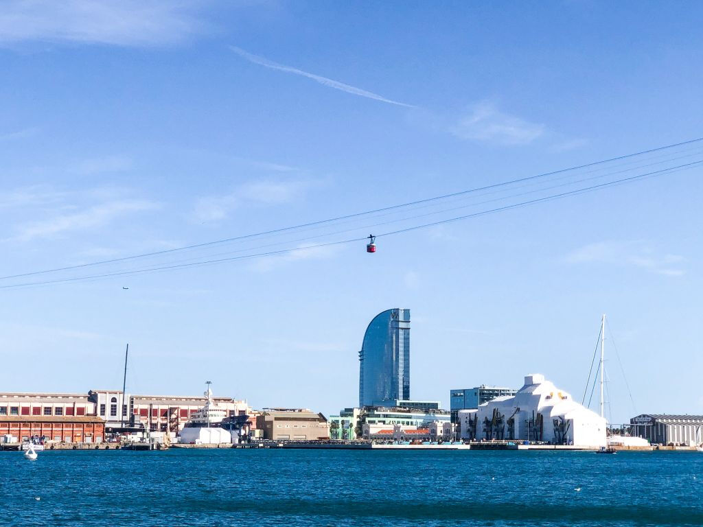 Funivia di Barcellona: Andata e ritorno dalla spiaggia di Barceloneta