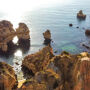 Lagos: tour guidato in barca della costa di Ponta da Piedade al tramonto