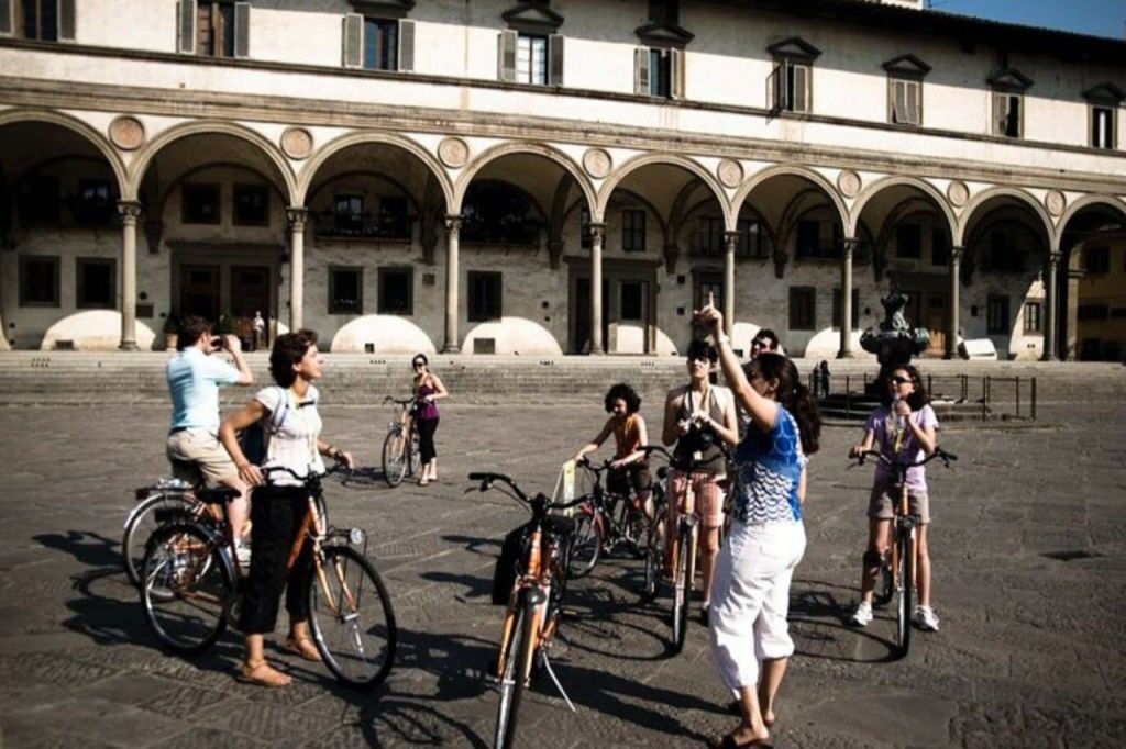 Firenze: Tour audio guidato in bicicletta
