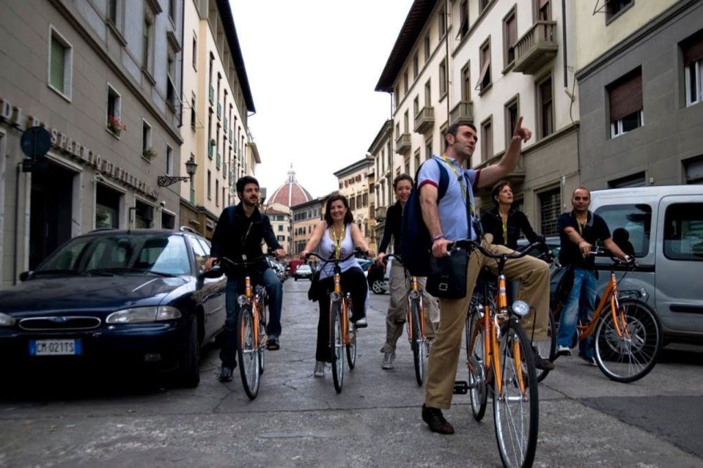 Firenze: Tour audio guidato in bicicletta