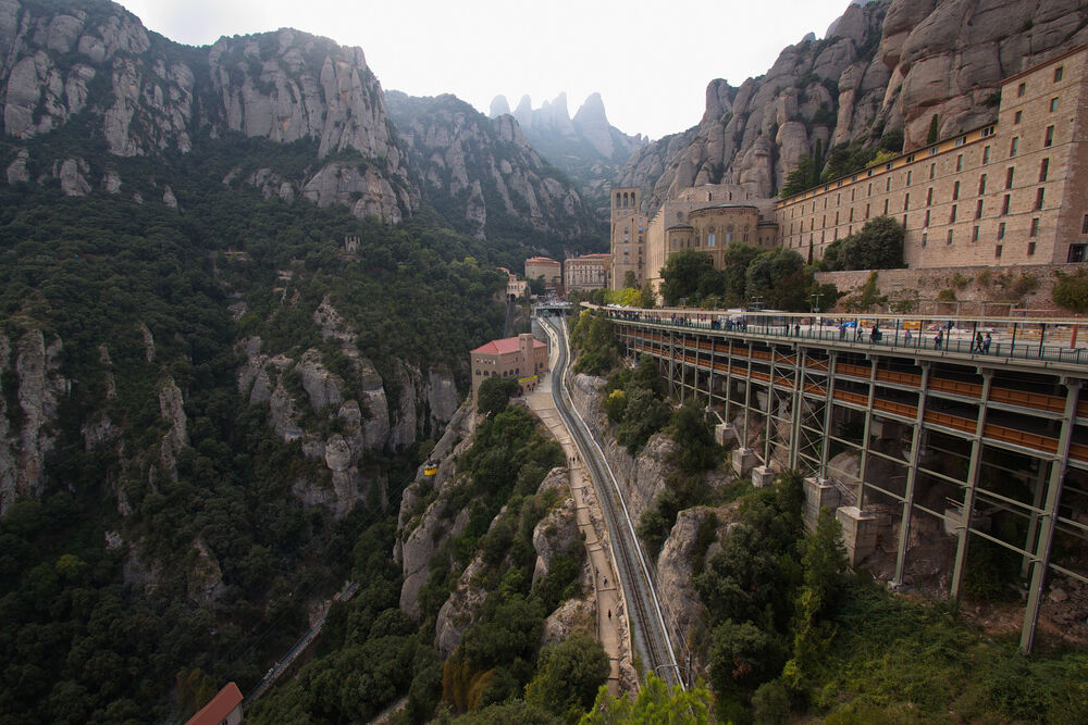 Tarjeta de Montaña de Montserrat: Tren desde Barcelona + Cremallera + Acceso Moreneta