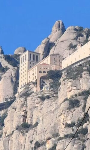 Montserrat Cable Car: Ascent and Descent