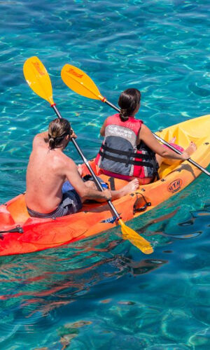 Alquiler de kayak en la bahía de Palma