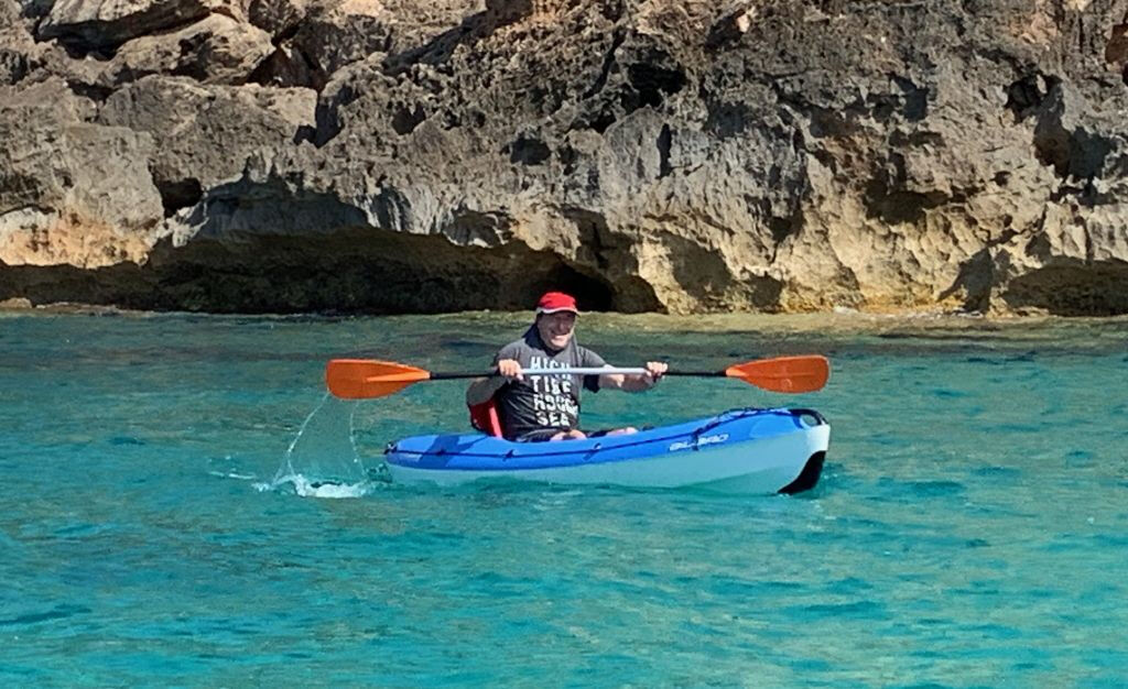 Alquiler de kayak en la bahía de Palma