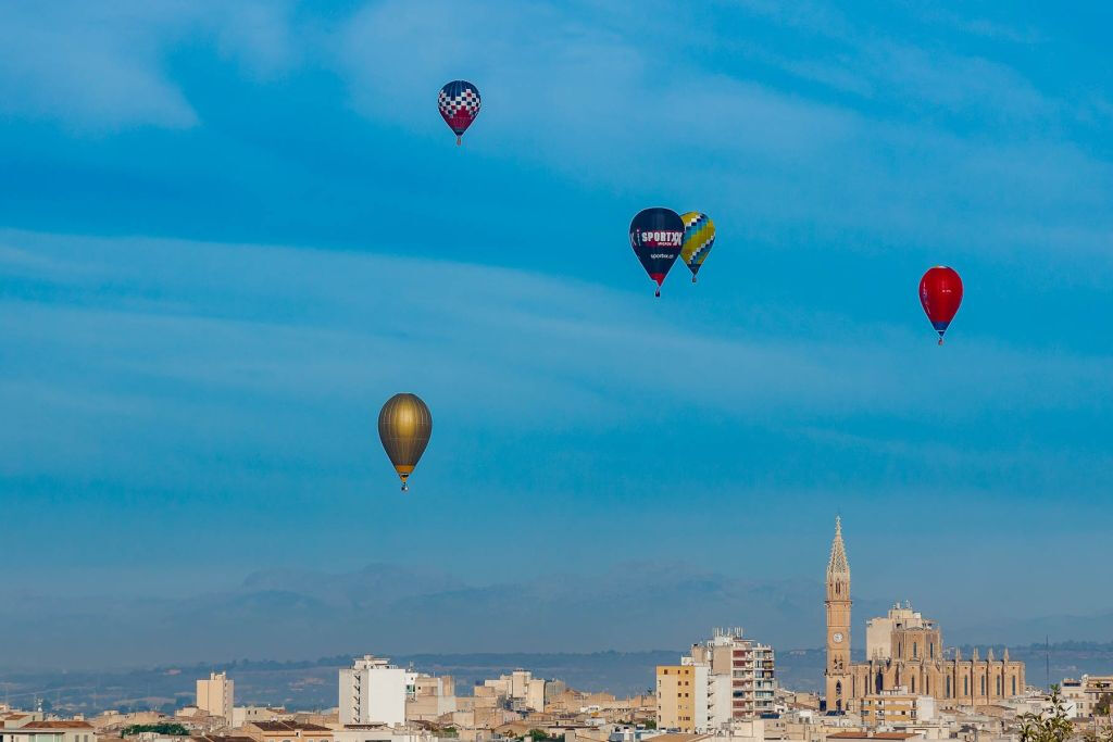 Voo de balão de ar quente em Maiorca