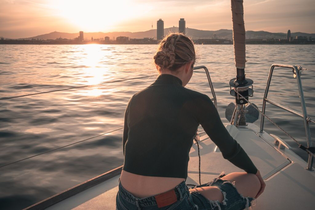 Barcelone : Voile de l'après-midi ou du coucher du soleil